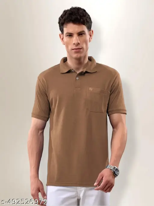 Lux Nitro Mens Short Sleeve Pocket Polo T-Shirt