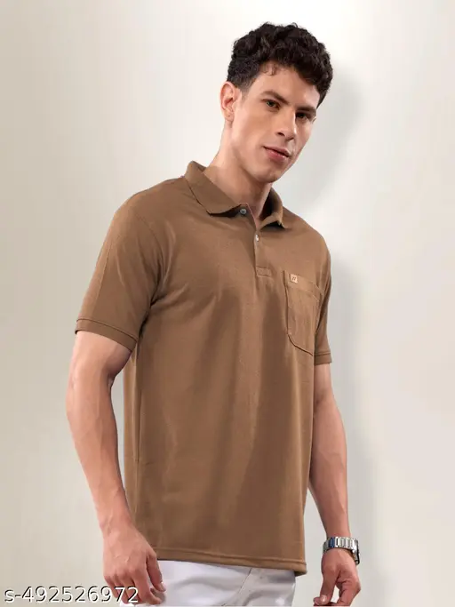 Lux Nitro Mens Short Sleeve Pocket Polo T-Shirt - Image 3