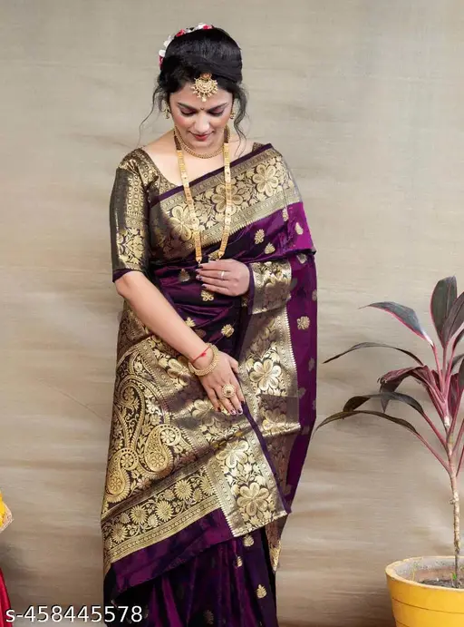 Banarasi Sarees New collection banarasi silk sarees 2024 new design party wear silk saree